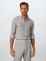 Men’s Selvedge Button-Down Shirt – Vintage Loom Classic with Soft Durable Weave